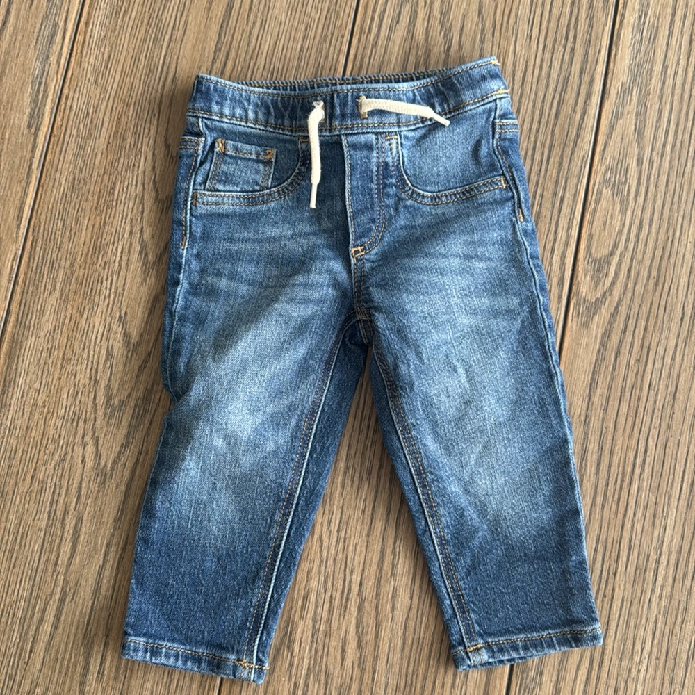 *NWOT* old navy unisex 360° Stretch Pull-On Skinny Jeans medium wash
